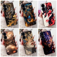 For Tecno Camon 19 Pro 5G Camon19 19Pro 4G CI6 CI7n CI8 CI8n New Cool Dragon Painting Casing Soft Si