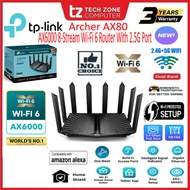 TP-LINK Archer AX80 AX6000 8-Stream Wi-Fi 6 Router with 2.5G Port