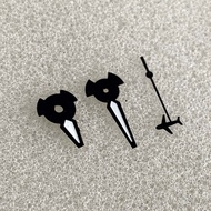 Đồng hồ đen tay Phụ kiện đồng hồ dạ quang xanh cho máy nh35/34/36/nh70 Nhật Bản