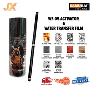 Samurai WFP001-2 Black Carbon Fiber Water Transfer Film with WF05 Activator