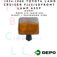 1974-1980 TOYOTA LAND CRUISER FJ45/2DFRONT LAMP ASSY DEPO-212-1603R-2XL RIGHT / PASSENGER SIDE