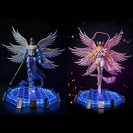 國產 數碼暴龍 天女獸 天使獸  GK 包 發光led燈底座