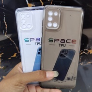 Softcase SAMSUNG A31 /A51 Case Clear Black Space Transparent Casing Silicone Clear Black