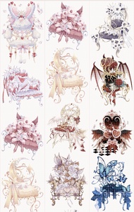 Băng Keo Giấy Nhật Bản Witch Sama Office Supplies Dark Crow Moon Planet Pet Tape Chia Nhỏ Hóa Băng K