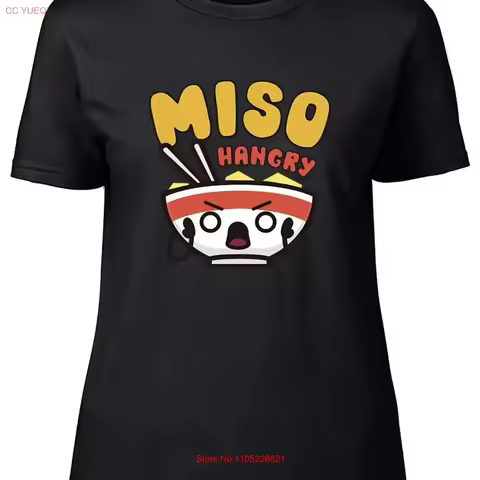 Miso Hungry Funny Joke Womens T Shirt Me So Soup Ladies vintage Washed Soft fashion graphic Stretche