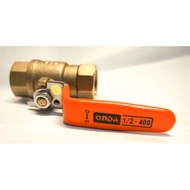Stop Valve Ball Valve 1" Onda 400 WOG Brass Stop Valve/