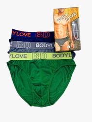 [ 3 PIECES IN I BOX ] Men Brief Underwear Lee Cooper & Royal Polo & Body Love & Renoma & Ppolon