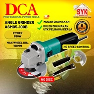 SYK DCA ASM05-100B Angle Grinder Machine Woodworking Power Tools Mesin Canai Grinder Potong Besi Pen