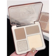 Four-Color Contouring Highlighting All-in-One Plate Genuine Shadow Powder Nose Shadow Matte Facial B