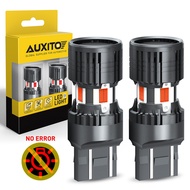 AUXITO 2Pcs No Hyper Flash T20 7443 1157 BAY15D LED Brake Light Signal Light Tail Light No Error 12V