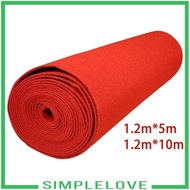 [Simple] Red Carpet Aisle Runner 1.2M Wide Durable Portable Red Aisle Runner Wedding Carpet for Part