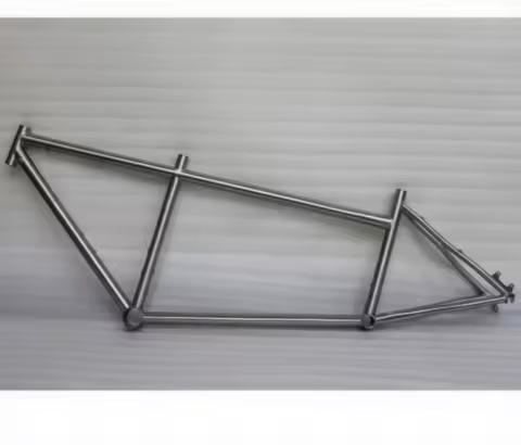 Titanium Road Tandem Bike Frame With External Cable,