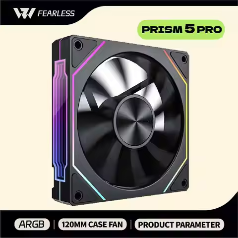 OEM PRISM 5 PRO Computer Chassis Fan 120mm 5V 3PIN ARGB 4 Pin PWM Quiet Cooling Fan 12V Large Air Vo