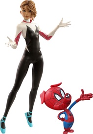Marvel Spider-Man Into the Spider-Verse Movie Masterpiece Spider-Gwen & Spider-Ham Collectible Figur