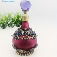 SEPTEMBER Empty Perfume Bottle, Vintage Refillable Essence Oil Container, Perfect Gift 25ML Decorati