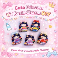 5pcs Princess KT Resin Charm  DIY Miniature Cream Glue Decoration Cute Keychain Pendant | Smallstree