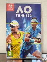 《今日快閃價》（中古二手）Switch NS遊戲 澳洲國際網球2 AO Tennis 2 歐版中英文版 （可1-4人遊戲 體育運動遊戲 派對遊戲 多人遊戲 Party Game）