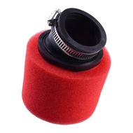 Angled Foam Air Filter Cleaner Elbow Neck With Adjustable Clamp 48-50mm For 50cc 70cc 90cc 110cc Dir
