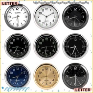 LETTER Car Interior Analog Watch Accessories Any Post Electronic Car Watch