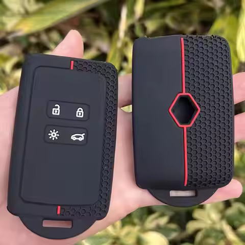 Auto Key Bag Silicone Key Case Cover For Renault Austral Captur Arkana Koleos Zoe Scenic Dacia Sande