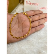 Latest 24k gold plated CD bracelet