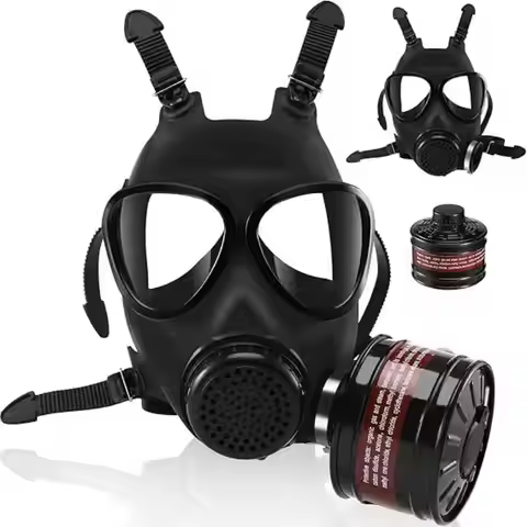 05 type gas mask, chemical anti nuclear pollution radiation head mounted respirator, full face gas m