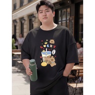2Y604 [AIYOU] Lelaki Baju T Shirt Men Tshirt Crop Top Korean Style 1XL-5XL Plus Size Seluar Clothes