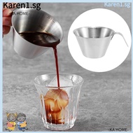 KA Espresso Shot Cup, 100ml 304 Espresso Measuring Cup, Accessories Universal Stainless Steel Measuring Shot Glass