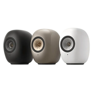 [3色可選] KEF LS LUXE 頂級無線 HiFi 書架喇叭 月蝕黑 │ Ross Lovegrove 操刀、第12代Uni-Q、MAT超材料吸音、HDMI eARC