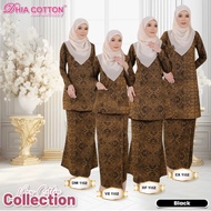 NEW RELEASE BAJU KURUNG COTTON IN BLACK