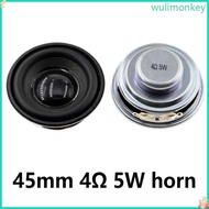 WU Full Ranges Audios Speaker Portable Speaker for Loudspeakers Home Theater 45mm 4Ohm 5W 8Ohm 3W In