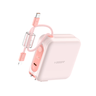 [ รุ่นใหม่ ] VEGER Powerbank 15000mAh รุ่น VPC15-02PD PRO Fast Charging มีสายในตัว Type-CL-Cable | M