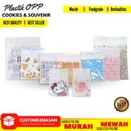 Opp Cookies Plastic Patterned Opp Plastic/ Souvenir Opp Plastic/ Thick Opp Plastic/ Bakery Opp Plast