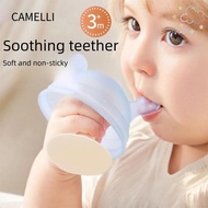 CAMELLI Baby Mushroom Teether, Multi-color Silicone Baby Teething Toys, Cute Anti-hand Sucking Snack