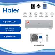 Haier 5 Star Triple Inverter VSC Series 1.0HP/1.5HP/2.0HP R32 Air Conditioner HS-10VSC03 / HS-13VSC0