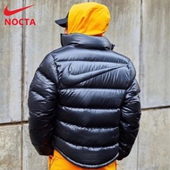 lNOCTA Joint NniKE 100% Three-dimensional Swoosh Down Jacket European and American Men's Down Jacket