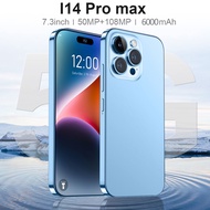 2023 Global Version i14 Pro Max 7.3inch HD Smartphone 16GB+512GB Unlocked Mobile Phones 32+64MP Camera Android11 5G 6800mA