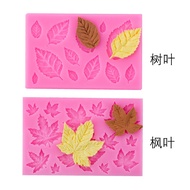 Variety Leaves Maple Leaves Silicone Mold Leaves Collection Fondant Silicone Mold Cake Decoration Mo