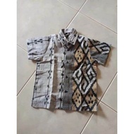 Tenun couple warna Abu Kaen Batik Halus Solo Jogja Kain Blanket Tenun Ikat halusan dress wanita ethn