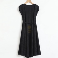 ✌№✣ Aiden001 -One Size Summer Pleated Ins Style Fashion Petal Sleeve Slim Ruffle Dress 7937