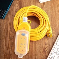 Electric Vehicle Charging Extension Cord Rainproof Waterproof Power Strip Socket Meters Meters Meter