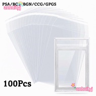 AHTY 100 Sheets PSA BGS Card Brick Film, Durable Transparent PSA BGS Slab Sleeve, High Quality Water