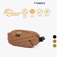 COUNTRY HIDE EARTH Eco-Friendly Water Resistant Unisex Waist Bag CH02-H26103