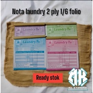 Mini Laundry Note 2 Ply 1/6 Folio | B B B B B | - READY TO SHIP