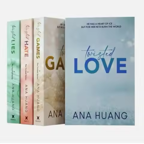 Ana Huang Twisted Series 4 Books Collection Set Brand New Paperback Twisted Love Games Hate Lies Emo