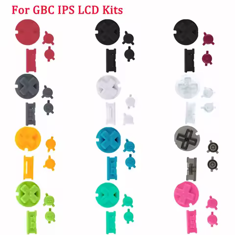 New GBC Buttons of Housing Shell Replacement for Gameboy Color A B buttons with D-pad for GBC high l
