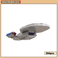 MOC-71831 USS Voyager Space Dreadnought Starship Model Building Block Intrepid Class Assembly Gạch Đ
