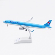 Jcwings 1: 200 Alloy Airplane Model South Korea Airlines A321NEO HL8509