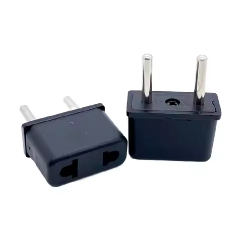 5Pcs 125V to 220V Conversion Adapter Plugs Travel Adapter Converter E7