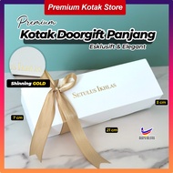 YJL 50pcs Kotak Kahwin Sejadah Doorgift Box Goodies Beg Custom Goodie Box sesuai untuk bahulu air ko
